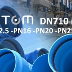 Molecor, redes hidráulicas, Tubería TOM, Tubería TOM de PVC-O DN710 mm,