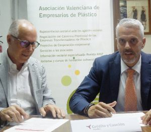 Crédito y Caución, Jesús Victorio, Salvador Benedito, seguro de crédito, Asociación Valenciana de Empresarios de Plásticos, AVEP,