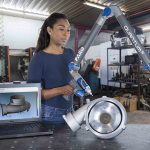 Faro, QuantumS FaroArm, sistema de medición, control de la producción, precisión, escaner, portabilidad, durabilidad, brazo de inspección, medición y control, visualInspect, Axular Etxabe