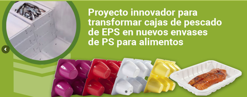 EPS-Sure, proyecto, reciclado cajas eps, poliestireno expandido, economía circular, cicloplast, anape, total, el corte ingles