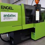 inyectora de plásticos, máquina de inyección, inyectar plástico, moldeo por inyección, termoplástico, inyectora engel, engel, andaltec, centro tecnológico, martos, ensayos
