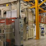 chomarat, inversión, línea de extrusión, línea de granulado, francia, textiles técnicos, textiles recubiertos, poliolefinas termoplásticas, pvc, composites