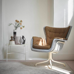 sillón PET, economía circular, botellas de plástico recicladas, botellas de pet, r-pet, sillón fieltro, de machinekamer, reciclado de plástico