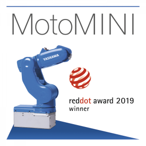 yaskawa, robot motomini, premio red dot, red dot award 2019, premio al diseño, diseño industrial, robot de tres ejes, motoman, yaskawa