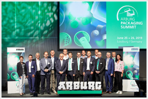 Arburg Packaging Summit, inyectoras de plásticos, envases, packaging, junio 2019, lossburg, vdma, plasticseurope, basf, henkel, erema, economía circular, envases plásticos, reciclado