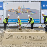 Inauguración de las obras de la nueva planta de Borealis en Kallo.