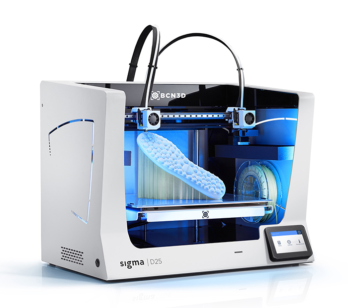 Sigma D25, impresora 3D, smartcabinet, BCN3D, impresión 3D