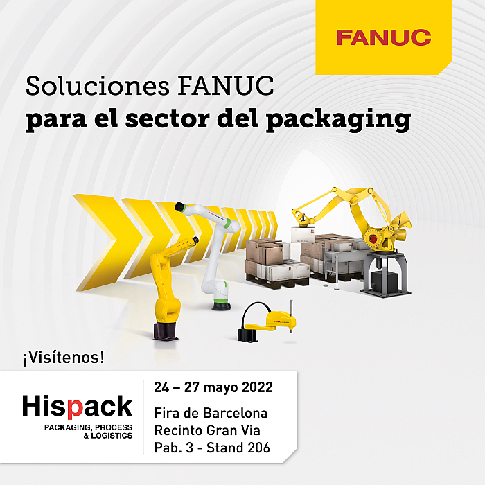 Fanuc Hispack 2022
robots envase
robots packaging