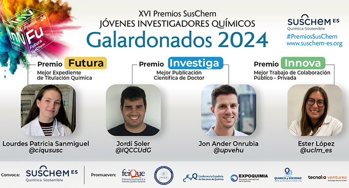 Ganadores Premios SusChem 2024
 