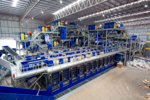 Planta de clasificación flexible STADLER para FLACIPEL en Guarulhos Brasil