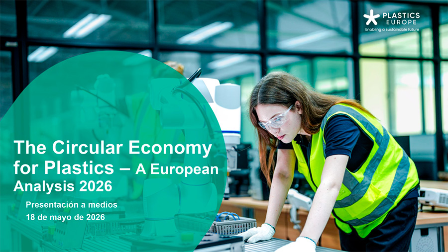Informe de Plastics Europe sobre economía circular y reciclaje de plásticos en Europa